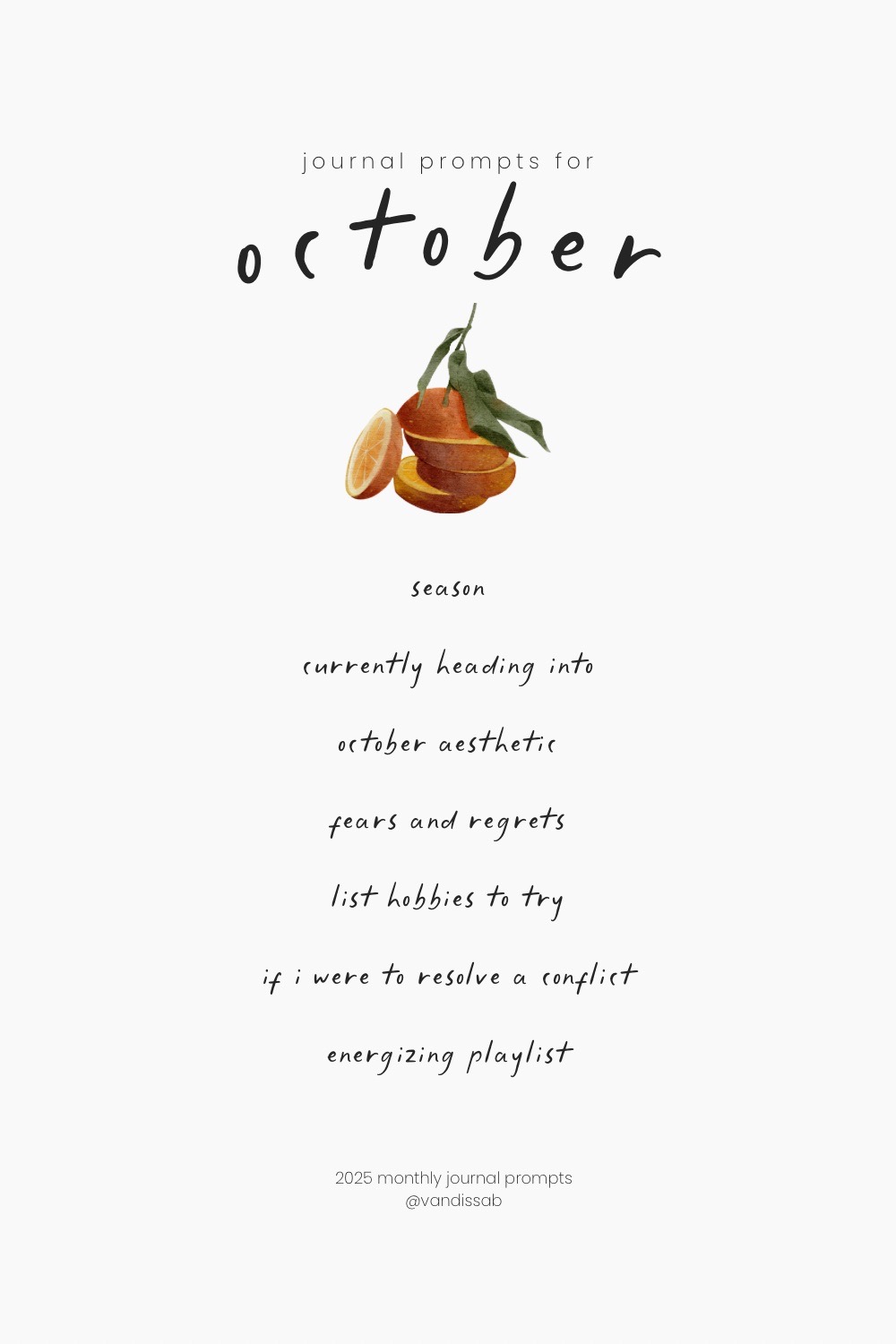 Fear & Avoidance journal prompts for October
