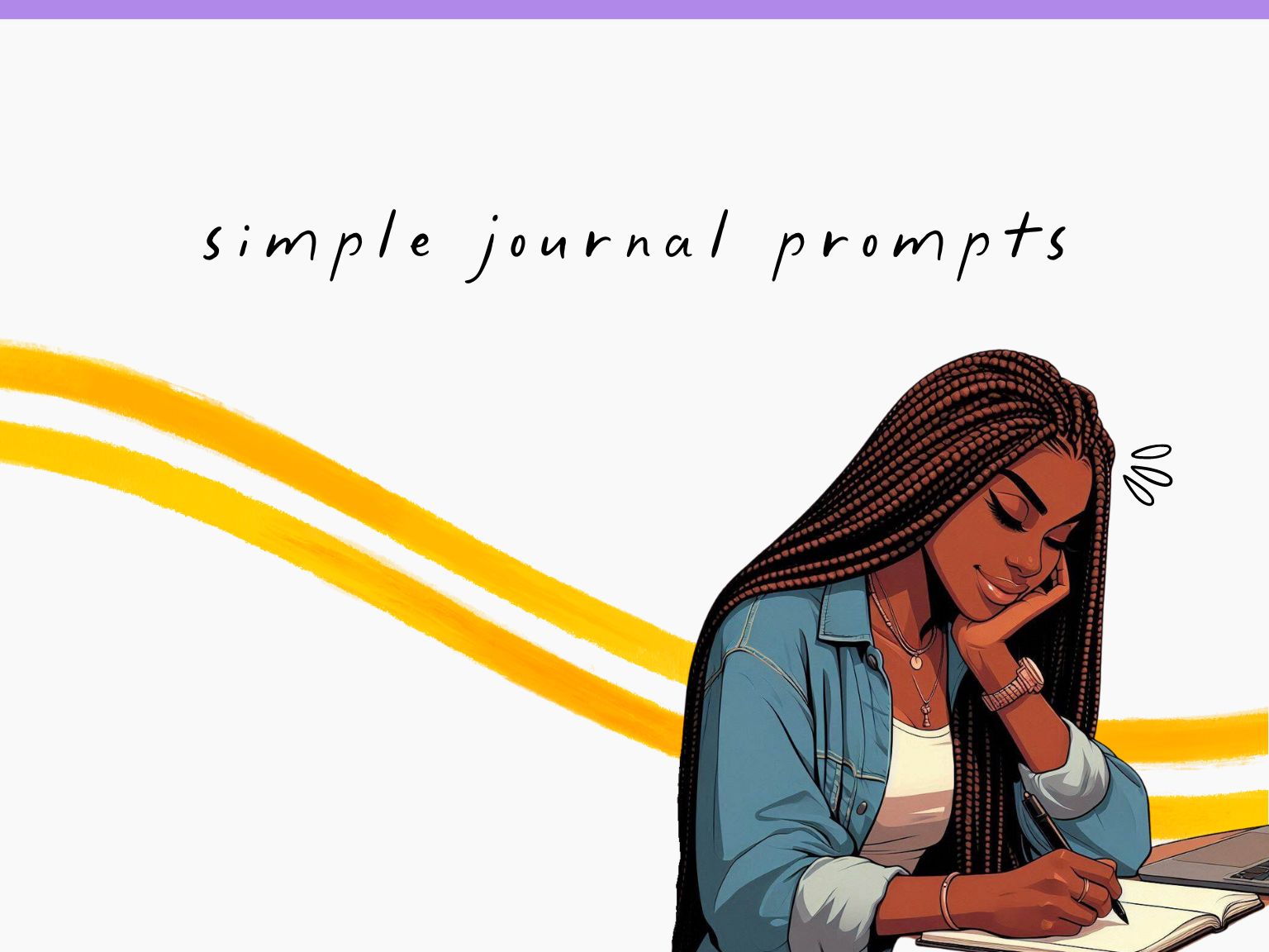 feature image simple journal prompts